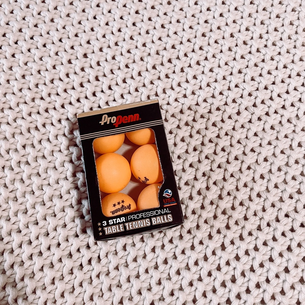 Pro Penn 6 Pack Orange Table Tennis Balls